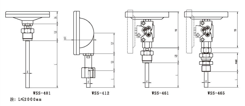 WSS工業雙金屬溫度計(通用型螺紋式)_雙金屬溫度計_第3張_重慶西珠儀表科技有限公司 WSS工業雙金屬溫度計(通用型螺紋式)_http://m.ttwn.com.cn_雙金屬溫度計_第3張